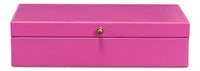 Pink Leather Box, Set of 2
