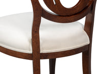 Neoclassical Dining Chairs, Ribbon Backs in Walnut, Sets of 2 - view 7
