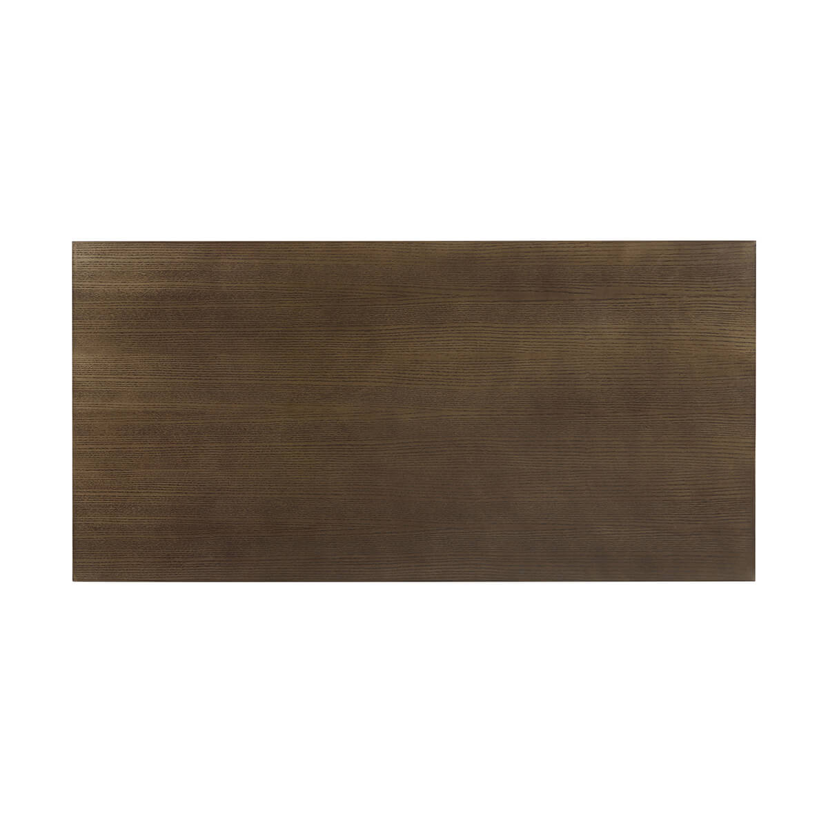 Horizontal view, dark ash chest top surface.