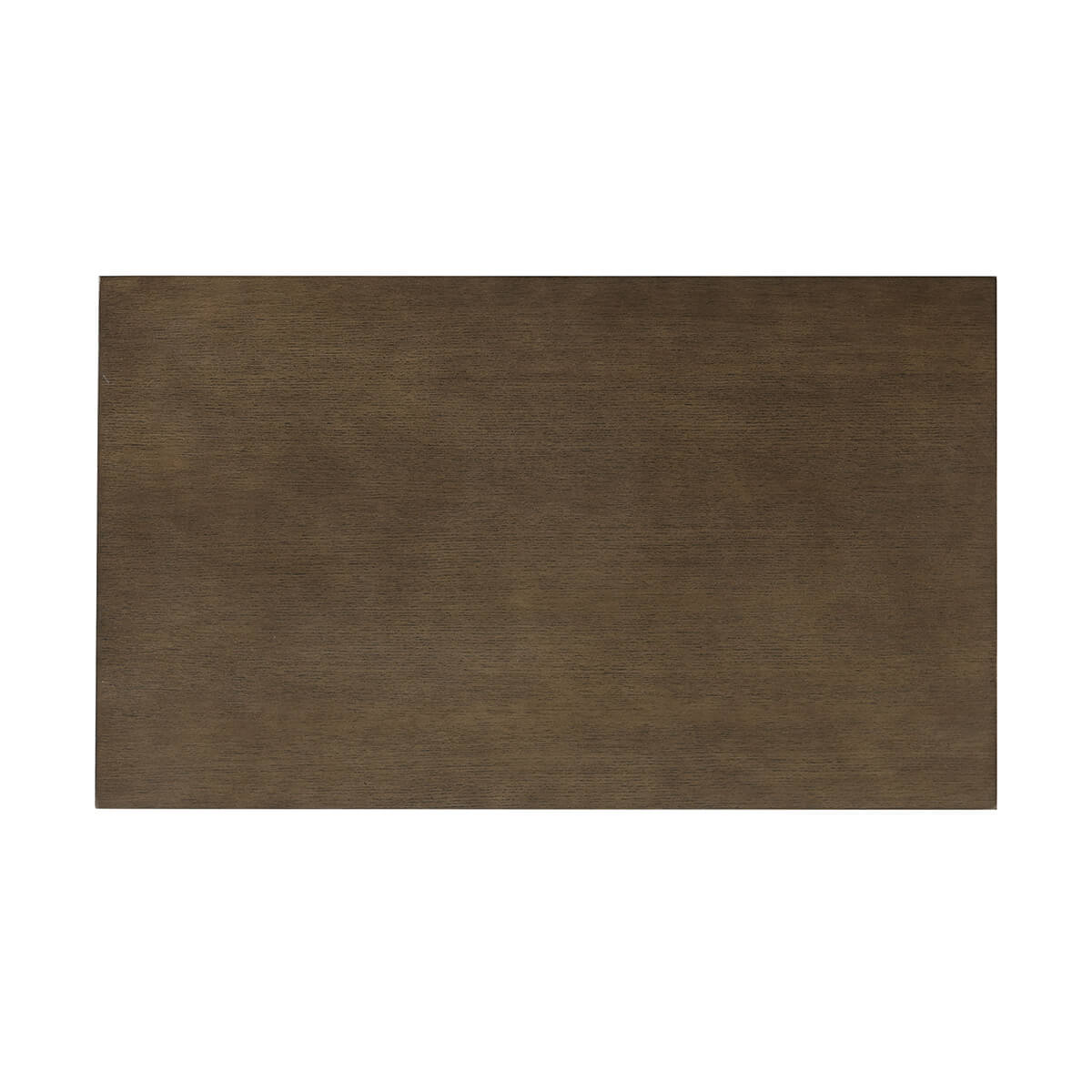 Top view of three-drawer modern nightstand surface.