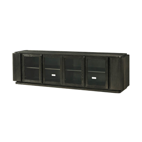 Dark Oak Long Modern Media Console