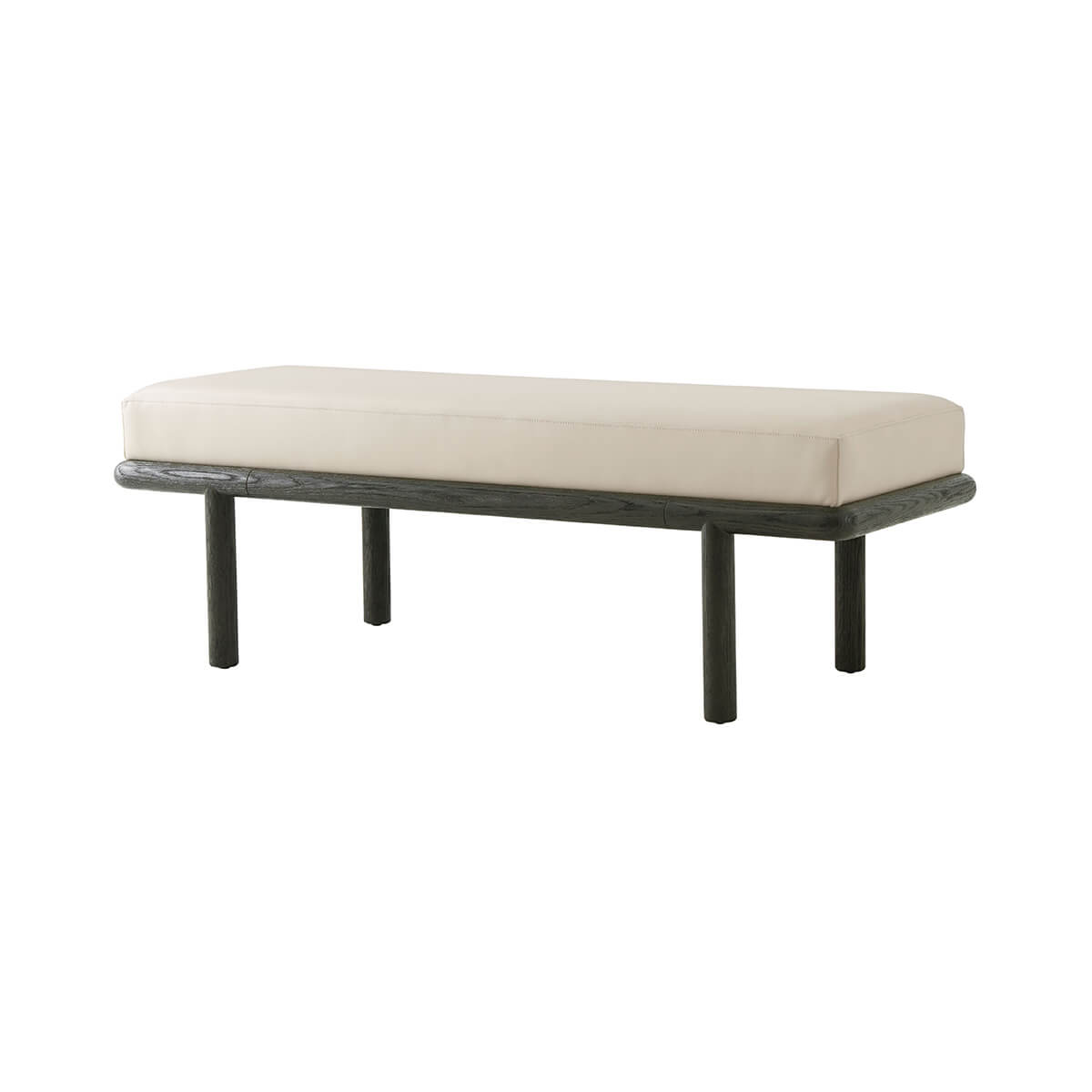Dark Oak Modern Bench - English Georgian America