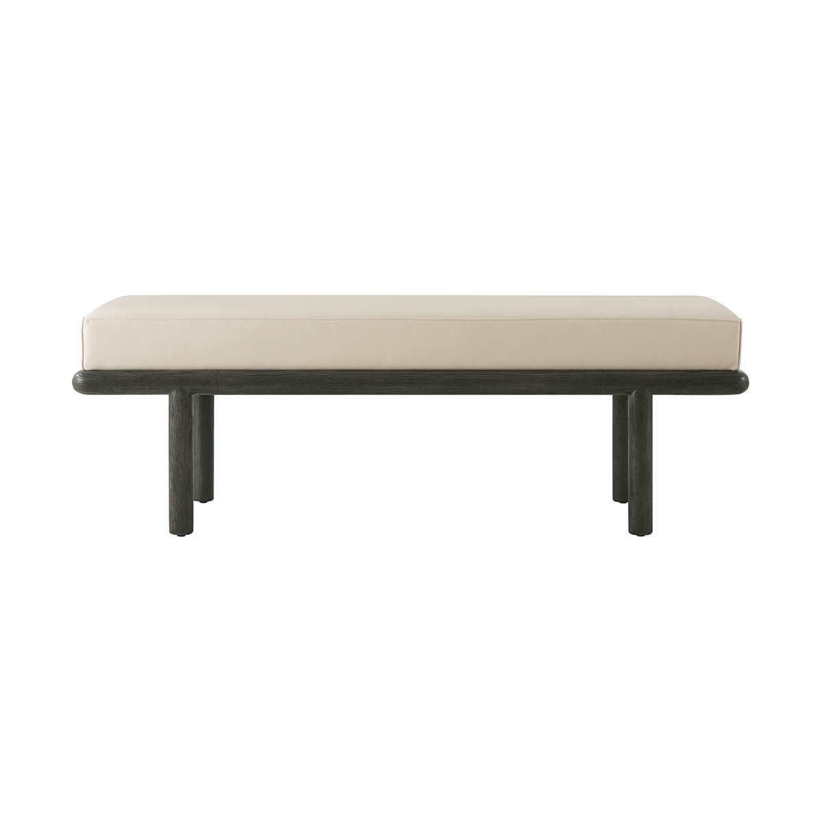 Dark Oak Modern Bench - English Georgian America