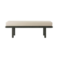 Dark Oak Modern Bench - English Georgian America