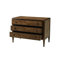Dark Oak Parquetry Dresser - English Georgian America