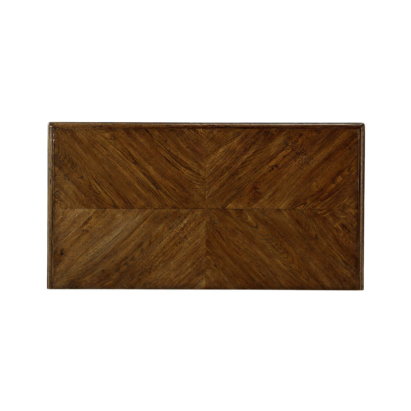 Dark Oak Parquetry Dresser - English Georgian America