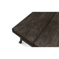 Close-up of table wooden top surface
