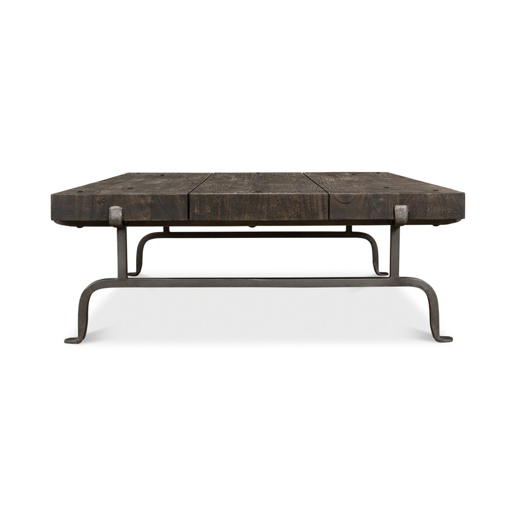 Lower angle view of table side profile
