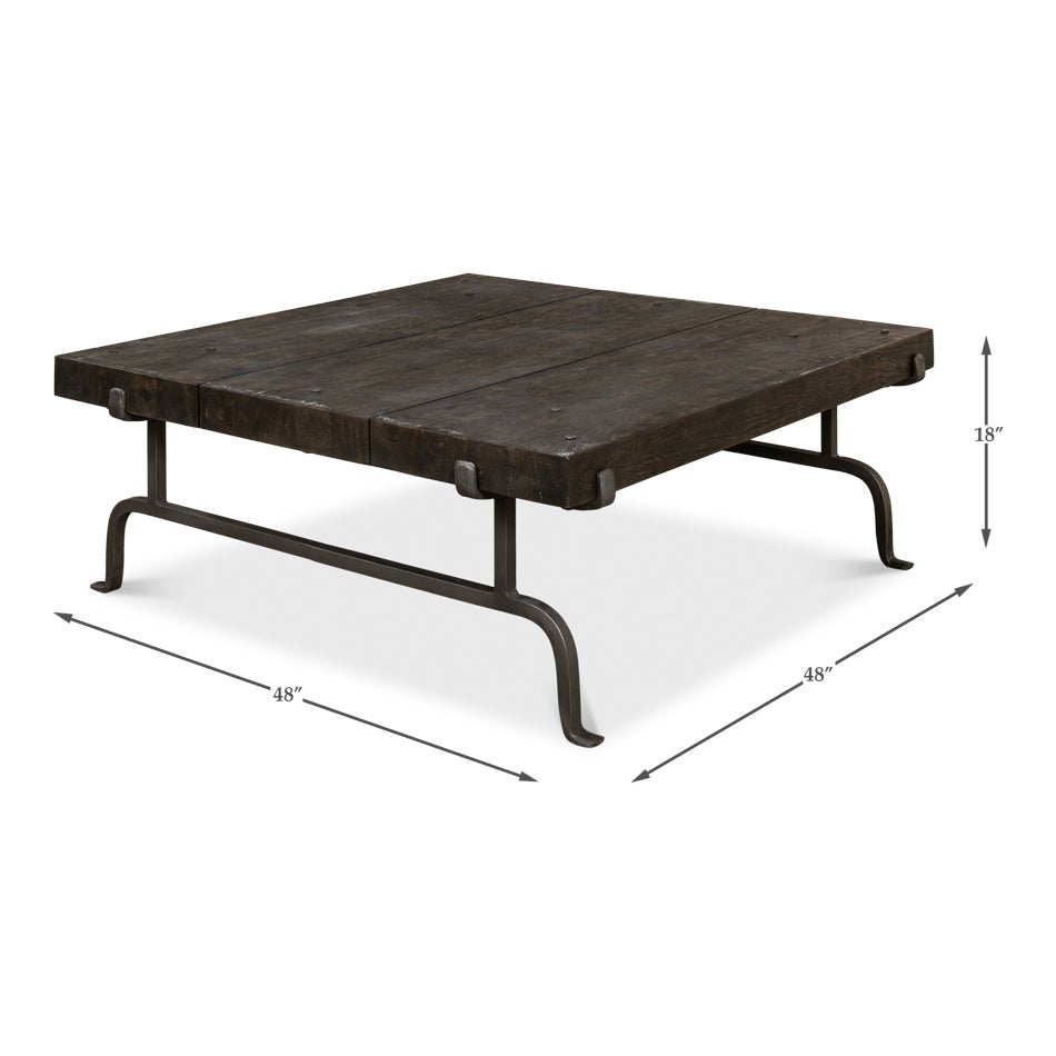 Table dimensions indicated on product image
