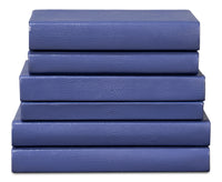 Blue Book Set in Shagreen-Embossed Leather, Set of 12 - view 6