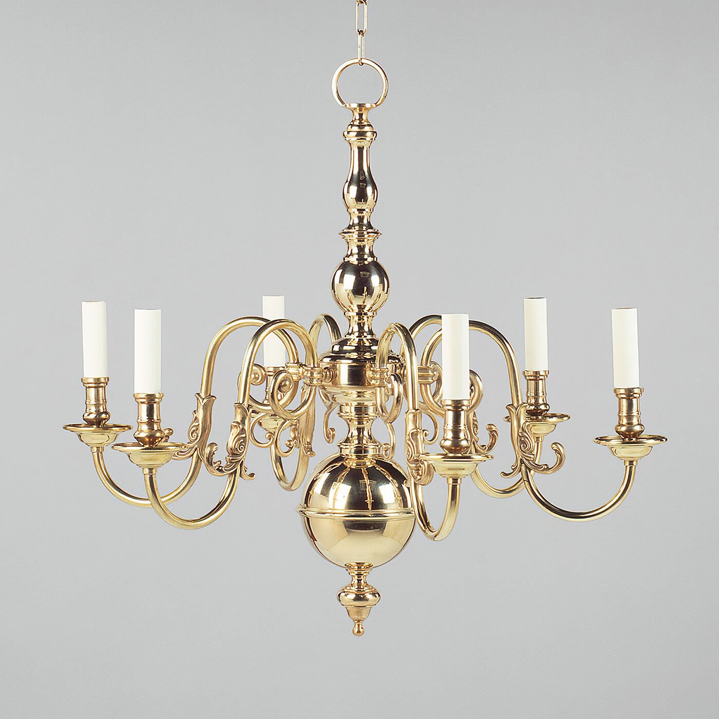 Dutch Queen Anne Brass Chandelier – EGA HOME