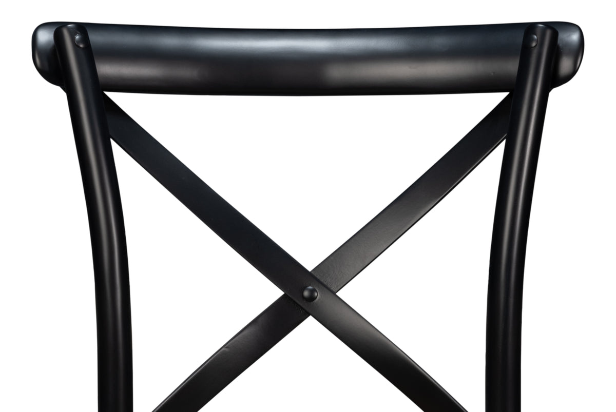 Bistro Dining Chairs in Black Bentwood with Cane Seats, Sets of 2 - view 9