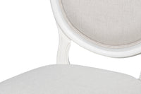 Louis XVI Dining Chairs in White with Cream Seats, Sets of 2 - view 10
