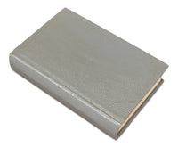 Shagreen Book Set of 12 in Storm Gray, Pebbled Leather - view 7