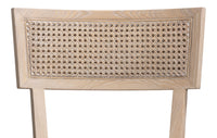 Swedish Klismos Cane Back Dining Chairs, Bleached Oak, Sets of 2 - view 10
