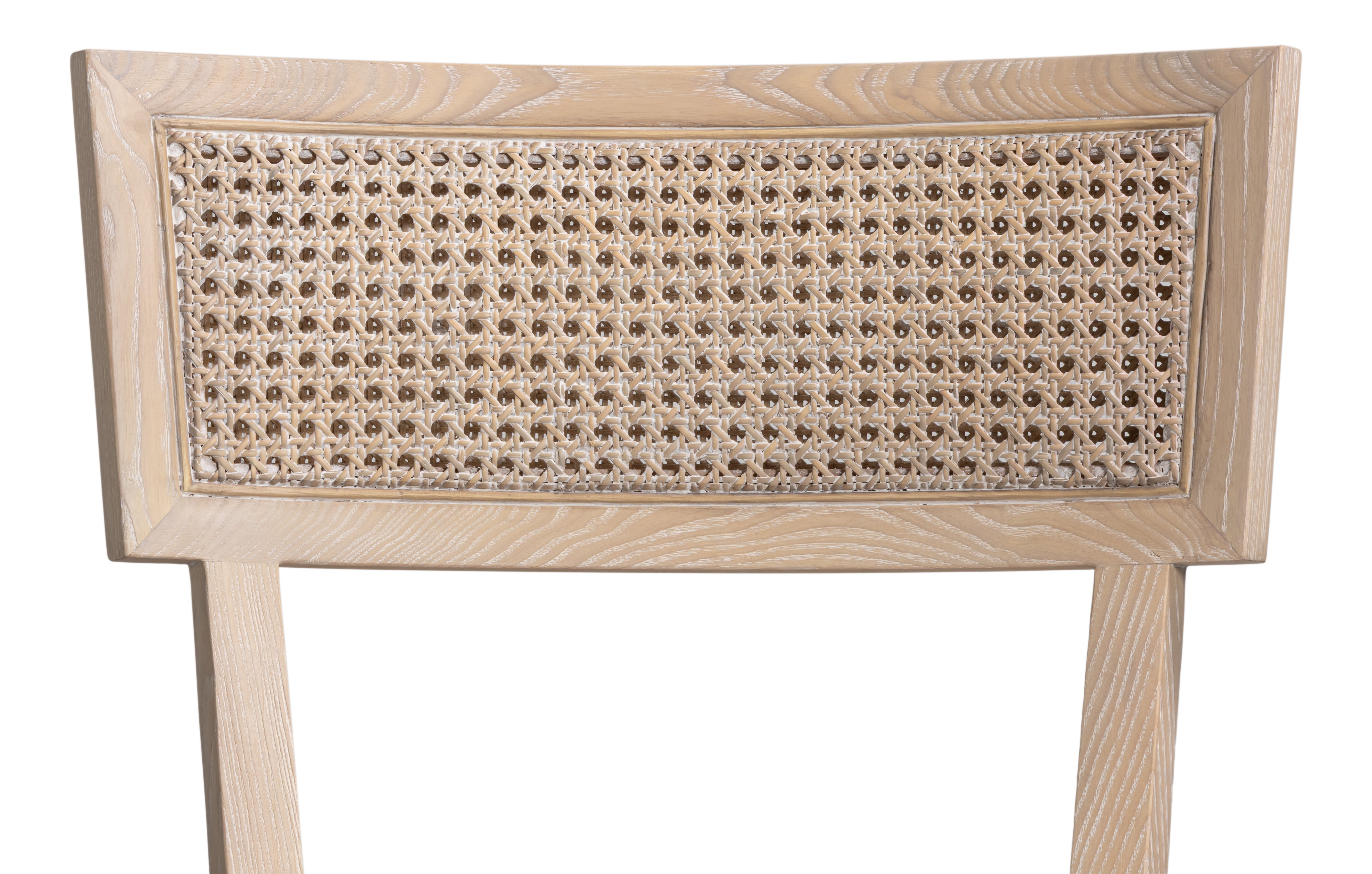 Swedish Klismos Cane Back Dining Chairs, Bleached Oak, Sets of 2 - view 10