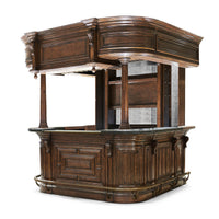 Early English antique bar, side view
