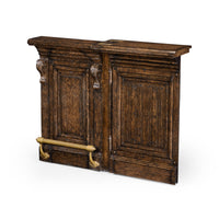 Early English antique bar panel piece