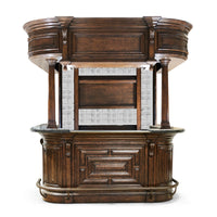 Early English antique bar, front view