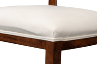 Neoclassical Dining Chairs, Ribbon Backs in Walnut, Sets of 2 - view 8