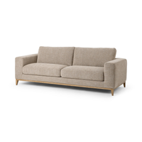 Upholstered Sofa with Deep Cushions - Bisque, view 2
