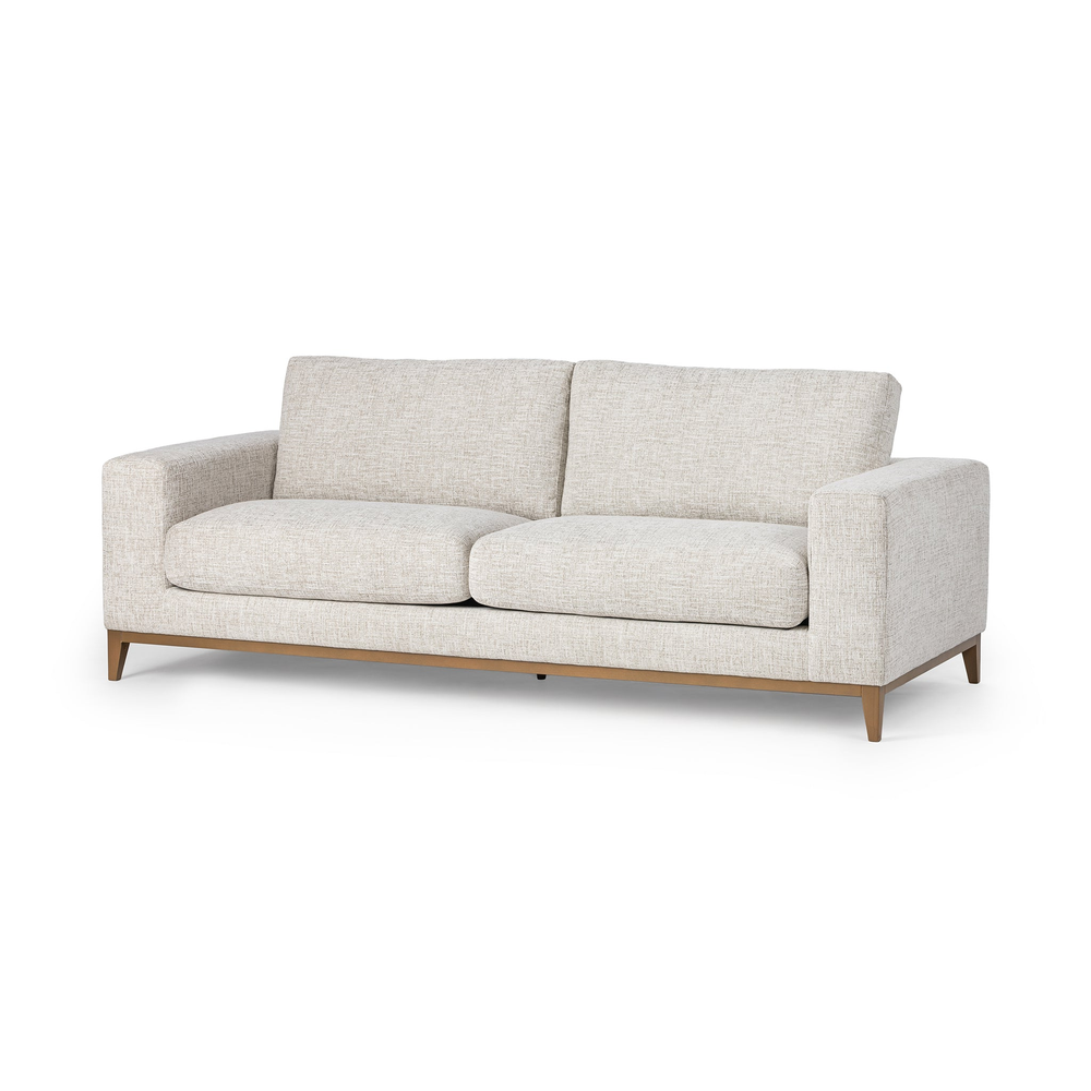 Upholstered Sofa with Deep Cushions - Sand, view 2