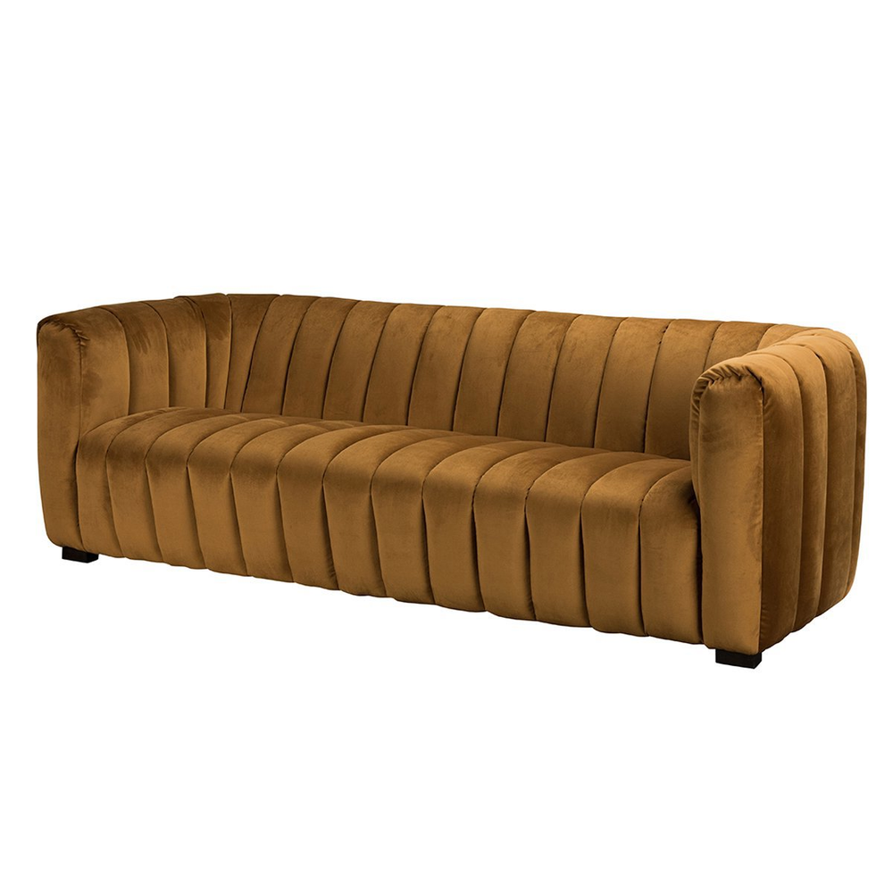 Upholstered Sofa with Sculptural Arms, view 2