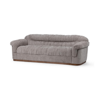 Upholstered Sofa with Ruched Cushions, view 2