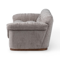 Upholstered Sofa with Ruched Cushions, view 3