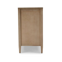Side view of the dresser highlighting its depth.
