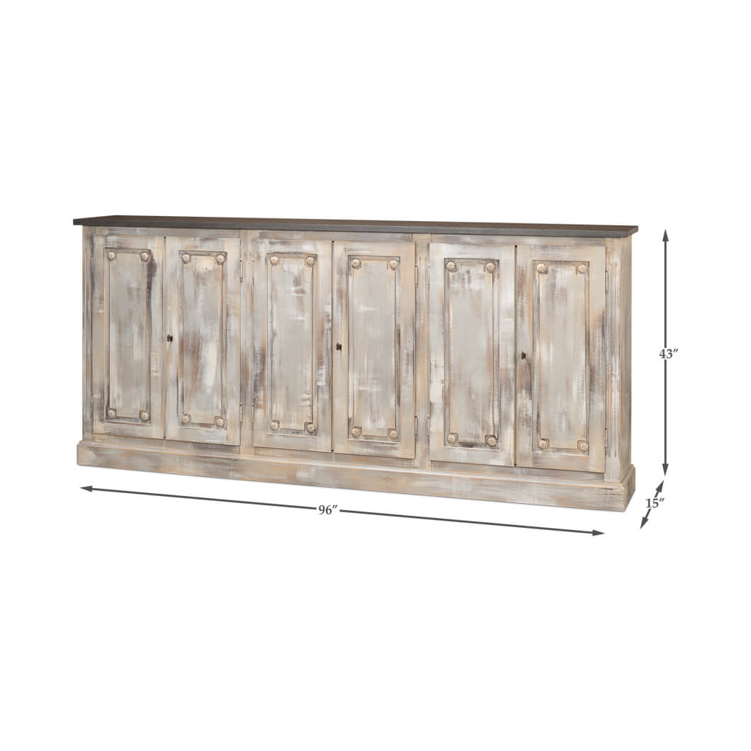 Sideboard with dimensions, rustic design, functional elegance.