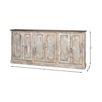 Sideboard with dimensions, rustic design, functional elegance.