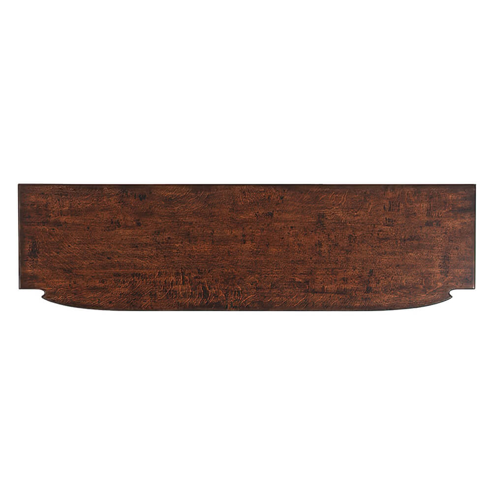 Top view of English Country Style Dresser surface.