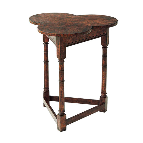 English Cricket Clover Side Table