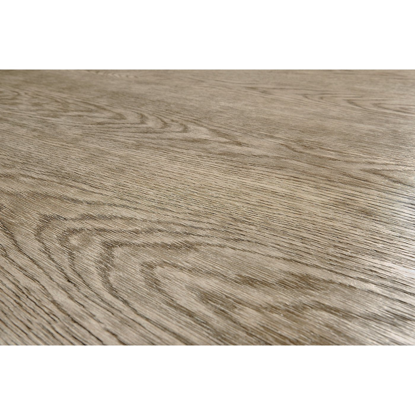 Close-up of oak table surface texture.