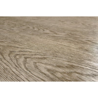 Close-up of oak table surface texture.