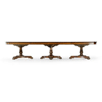 Front view showcasing English Regency dining table design.