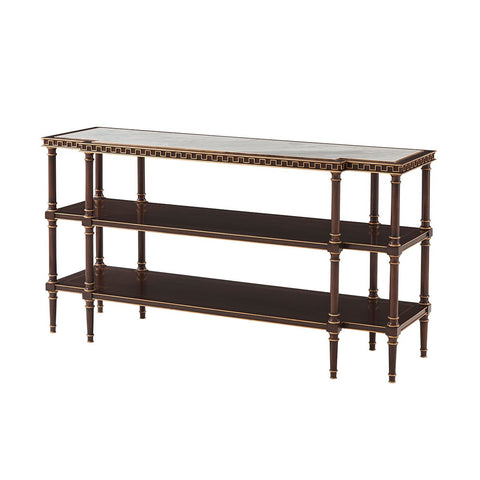 English Three Tier Console Table