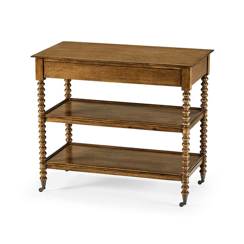 English Three Tier End Table