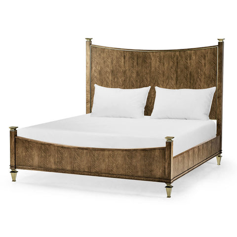 European Classic Walnut Bed - King