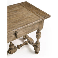 Angled view of nightstand with drawer closed.