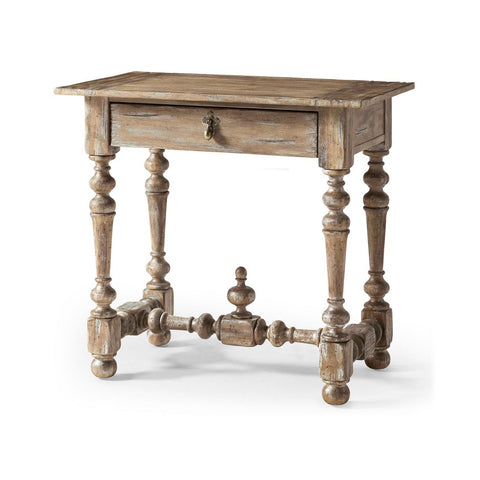 European Farmhouse Turned Leg Nightstand