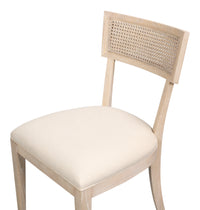 Swedish Klismos Cane Back Dining Chairs, Bleached Oak, Sets of 2 - view 6