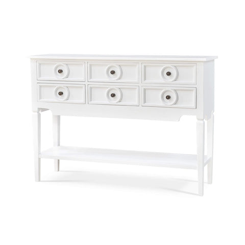 Farmhouse White Rustic Sideboard