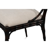 Faux Bamboo Dining Chairs in Ebony, Sets of 2 - view 10
