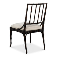 Faux Bamboo Dining Chairs in Ebony, Sets of 2 - view 5