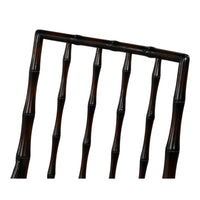 Faux Bamboo Dining Chairs in Ebony, Sets of 2 - view 8