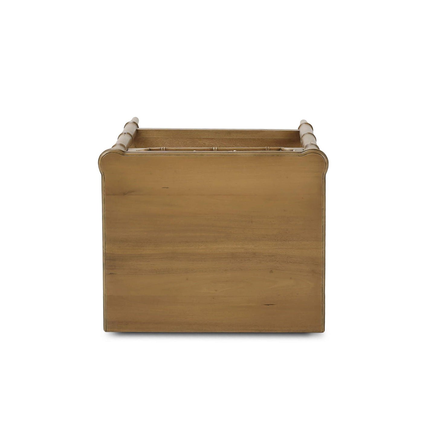 Faux Bamboo Hollywood Regency End Table - English Georgian America