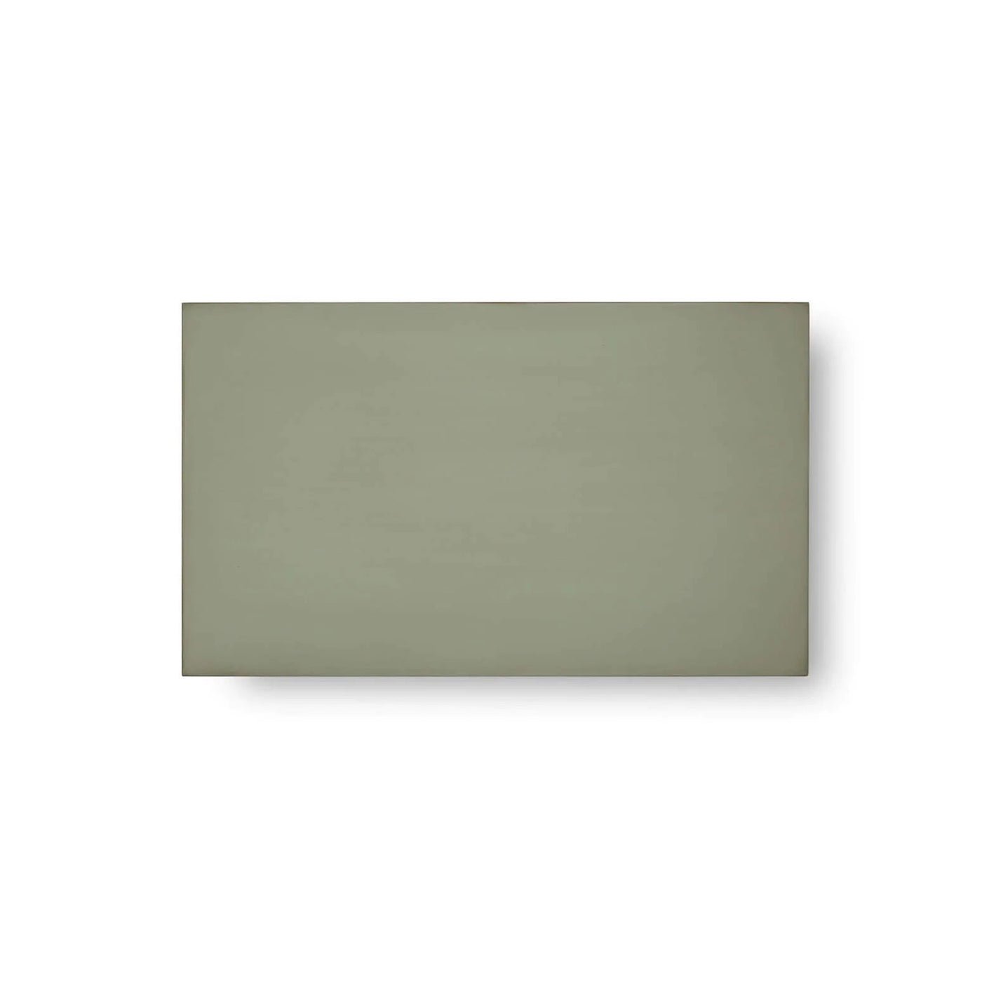 Top surface of Fennel Green Bedside Chest.