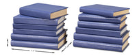 Blue Book Set in Shagreen-Embossed Leather, Set of 12 - view 10